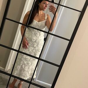 Elegant White Lace Dress